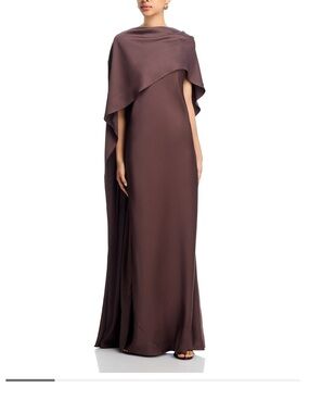 Simkhai Izel Cape Gown in Brown Size 00